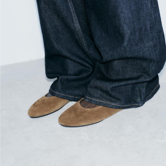 Zara suede ballet flats - Picture 3 of 4